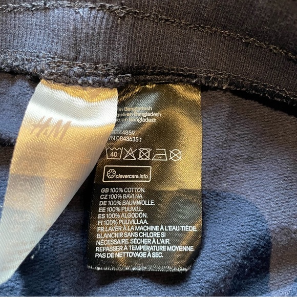 Baby Toddler Matching Set Blue Boy 1,5 2 years 18 24 Pants Sweatshirt H&M cotton - Picture 3 of 4